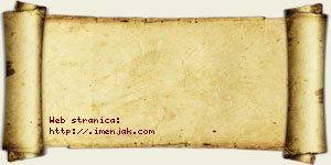 Jovanka Raković vizit kartica